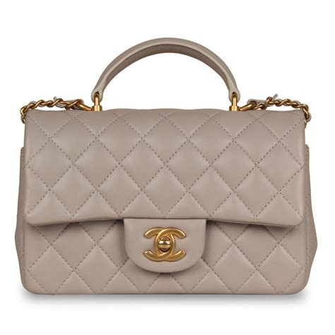 small flap bag with top handle chanel price|mini rectangular chanel bag.